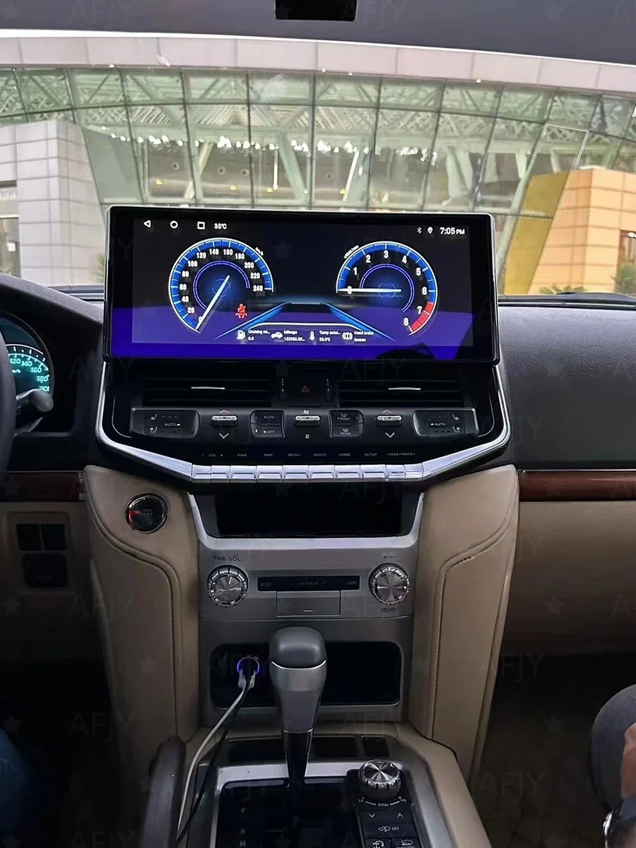 

Автомагнитола для Toyota Land Cruiser 200 LC200 2008-2022, 16.2-дюймовый сенсорный экран Android QLED, мультимедийный проигрыватель, навигация, стереосистема, 4G