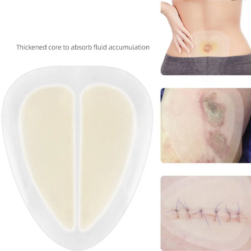 

Медицинская повязка на рану, стерильная кровоостанавливающая тонкая лечебная подушечка, гидроколлоидная клейкая нашивка, тонкая самоклеящаяся дышащая подушечка