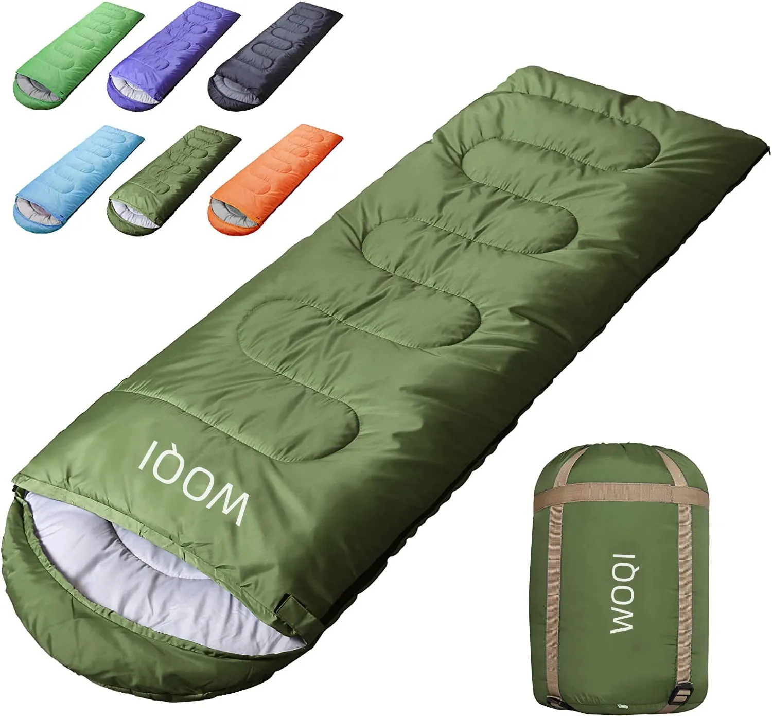 WOQI Hot sale cheap Portable Comfort Outdoor Envelope hollow cotton camping sleeping bags