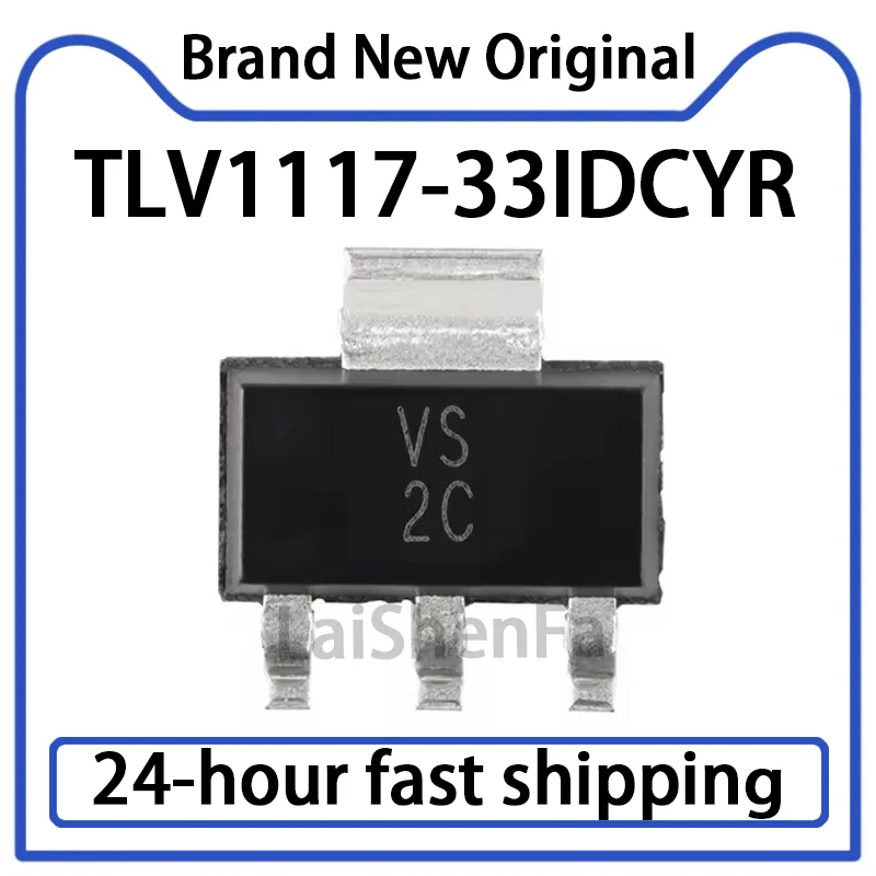 10PCS TLV1117-33IDCYR Package SOT-223-4 Linear Regulator 3.3V Original in Stock