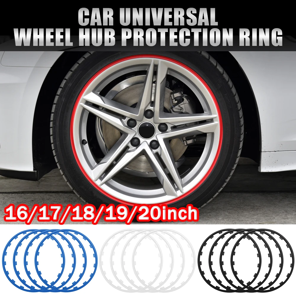 

16/17/18/19/20inch Car Wheel Rims Protector Decor Strip Tire Guard Line for Audi Sline A4 B8 B6 B7 B9 A3 8P 8V 8L A6 C6 C5 A5 Q5