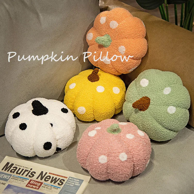 Nuovo peluche zucca morbido peluche pianta farcita zucca cuscino cuscino regalo del ringraziamento decorazione della stanza regalo di compleanno per