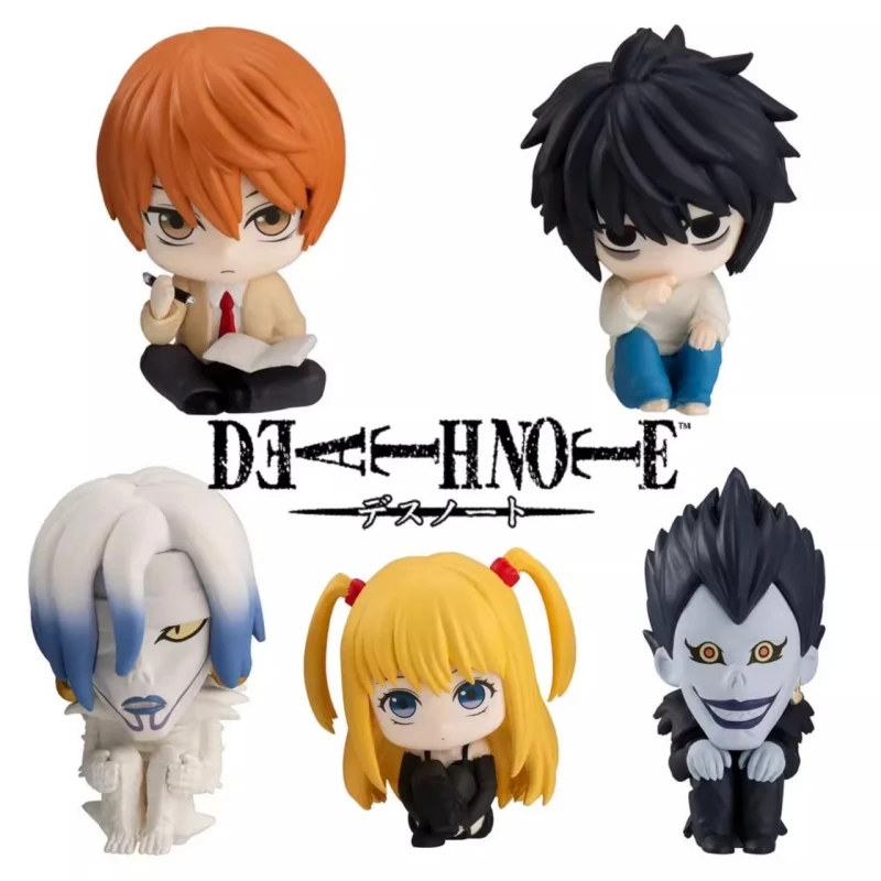 

Bandai Original 5Pcs Gashapon DEATH NOTE Anime Ryuk Misa Amane Action Figure Toys For Kids Gift Collectible Model Ornaments