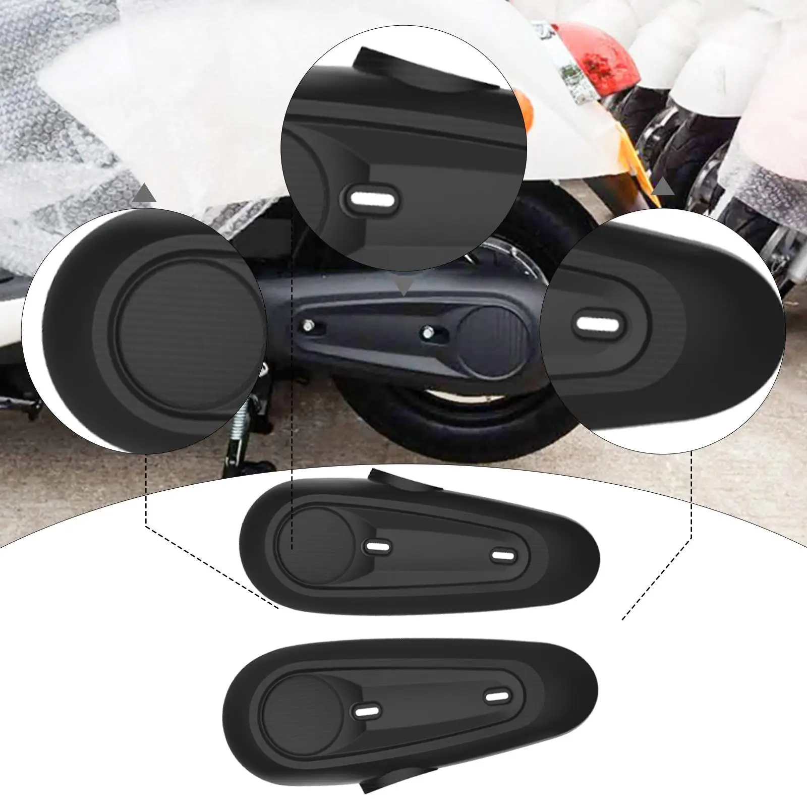 

2Pcs Electric Rear Bike Adjustable Protector Electric Bicycle s