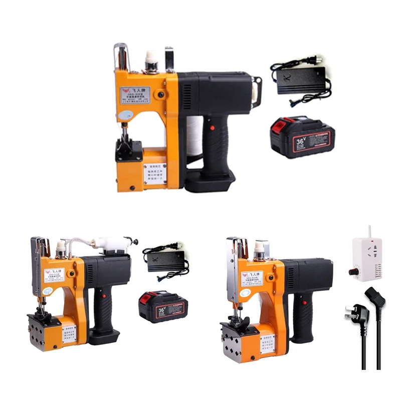 Walleapc Electric Sewing Machine Handheld Bag Closing Stitcher Automatic Sewer Packing Machine For Ri Leather Snake Bag