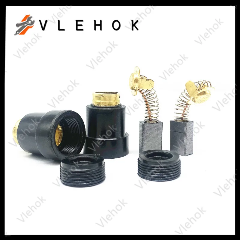 Set portaspazzole in carbone per H45MR H45MRY DH40MR DH40MRY VB13Y VB16Y H45SR DH40FR DH40SR H45FRV