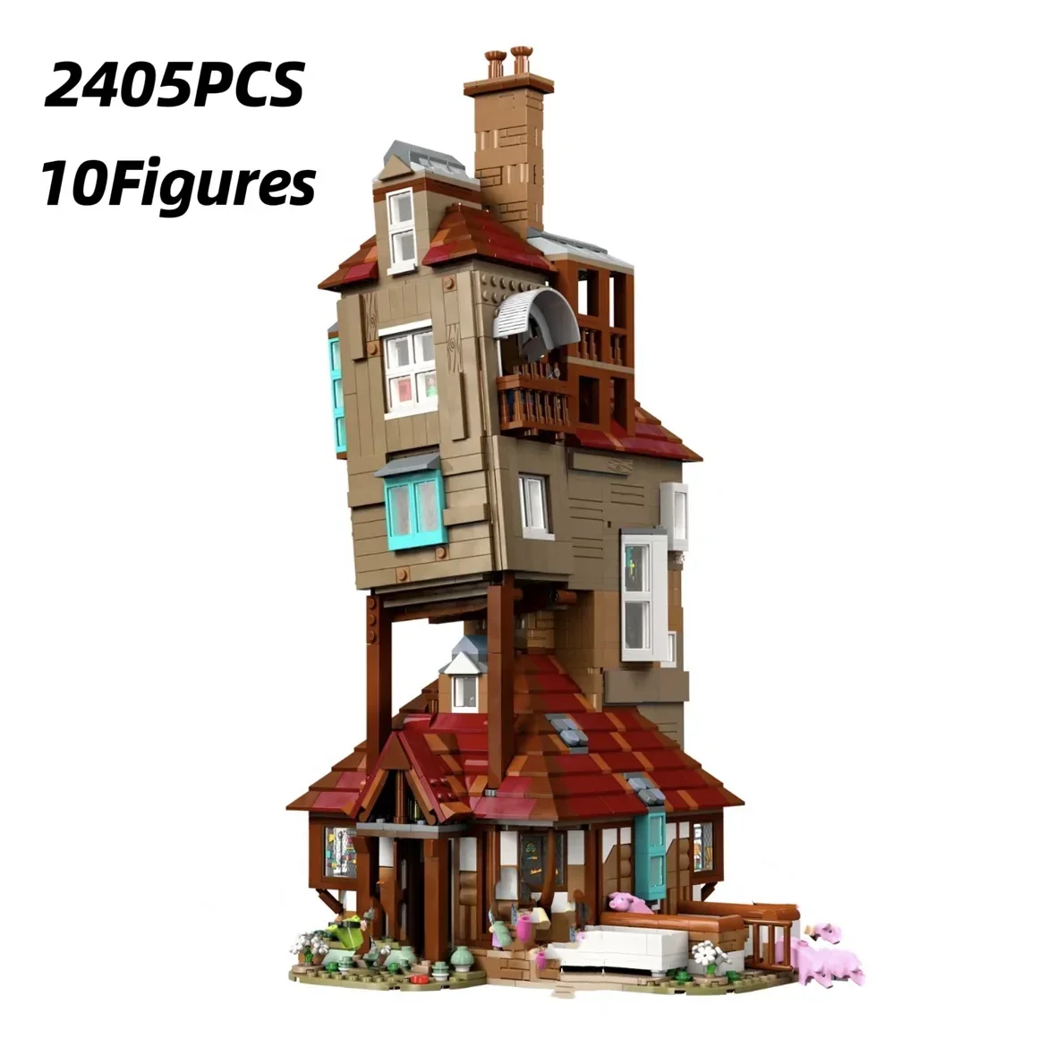 New Arrival  2405Pcs The Burrow Building Blocks Model Kit Bricks Toys For Christmas Adult Birthday Christmas Gift view 3