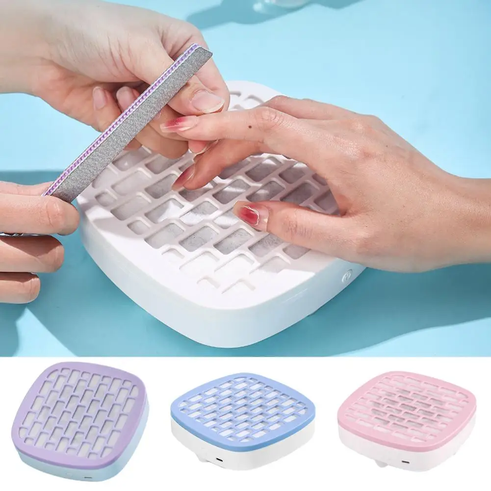 

USB Mini Nail Vacuum Cleaner Powerful Suction 3200RPM Nail Dust Collector 3 Speed Adjustable Salon Nail Vacuum Fan with Filter