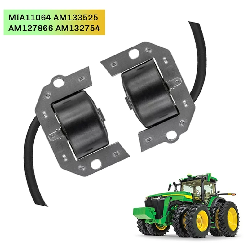 

2 шт. Катушка зажигания для двигателя John Deere 325 FH531V /335 FH601V MIA11064 AM133525 AM127866 AM132754