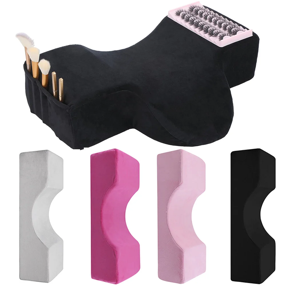 U-shaped Eyelash Extension Pillow Curved Memory Foam Bed Pillow Ergonomic Headrest With Neck Support For Beauty Salon Tools