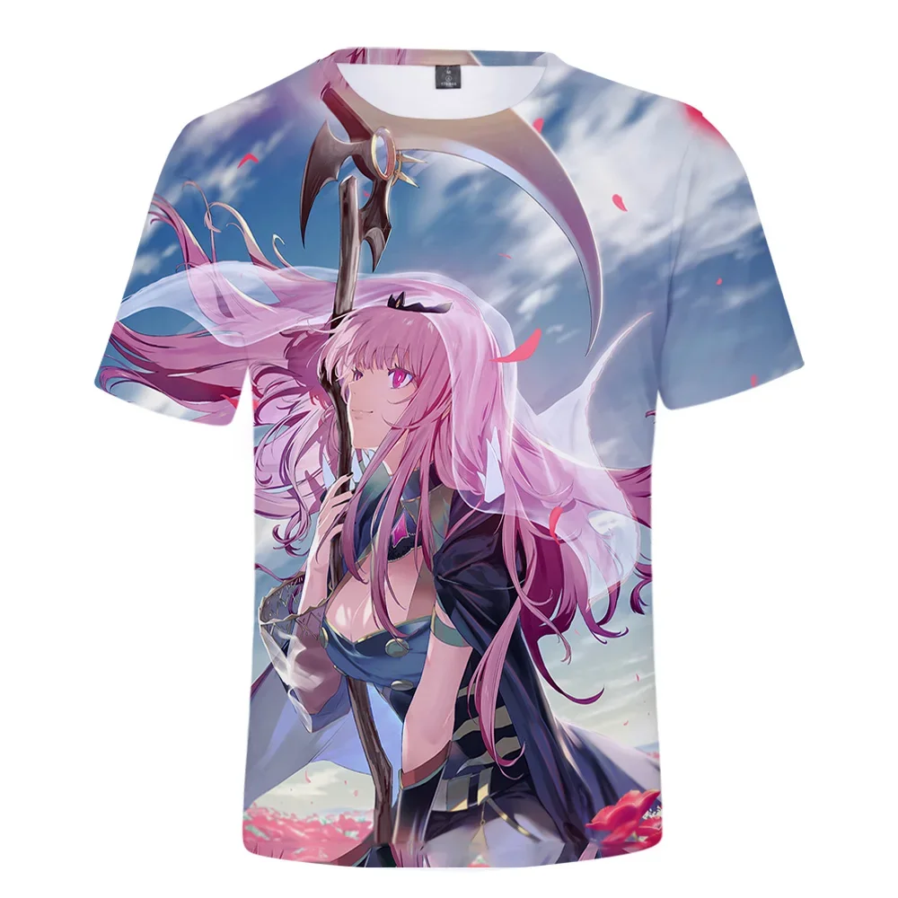 BSLNXNMA HOLOLIVE VTuber Mori Calliope 3D Printed Spring/Summer Preppy Men's/women's Streetwear T-shirts - Image 5