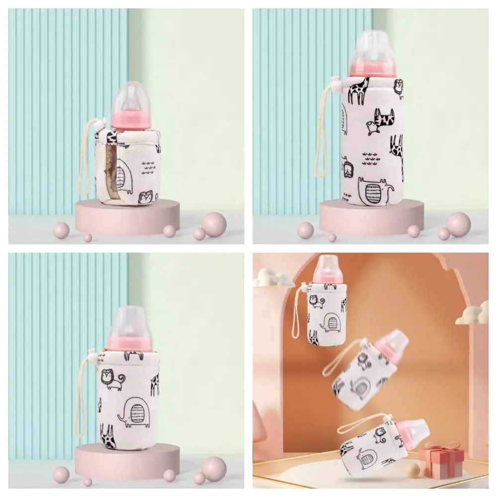 Insulation Bag Baby Feeding Milk Warmer Bottle Holder Baby Bottle Mommy Clutch Bag Stroller Hang Bag Stroller Accessories