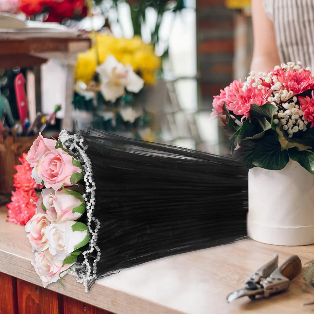 2-rotoli-di-tulle-creativo-con-bordo-perlato-per-confezionamento-bouquet-decorazione-scatole-regalo-accessori-per-capelli-e-creazioni-artigianali