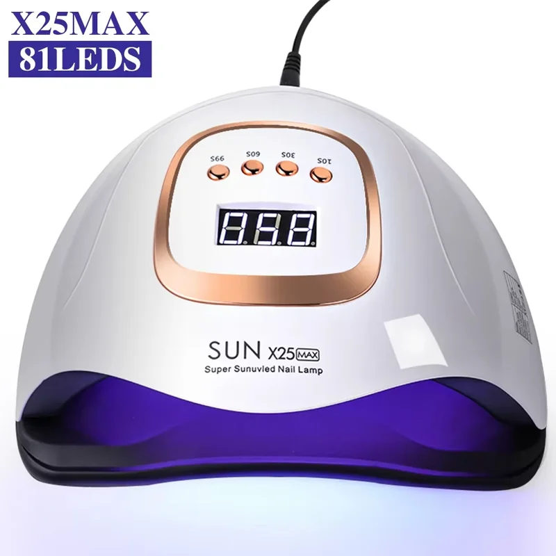 

УФ-лампа для маникюра 110В-240В, индукционная, с таймером, для быстрой сушки без слепых зон, для домашнего использования и салонов красоты