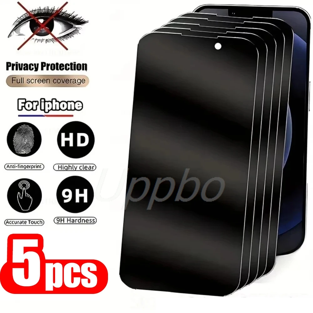 5PCS Privacy Screen Protector For Samsung Galaxy S25 Ultra S24 S23 FE S22 Plus S21 S20 S10 A56 5G A55 Anti Spy Tempered Glass
