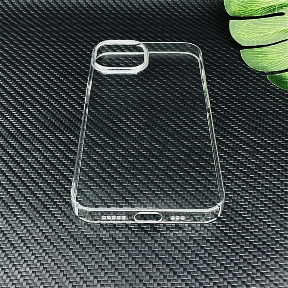 Ultra Clear PC Hard Case For iPhone 15 14 13 12 11 Pro Max X XR XS Max mini Plus Case Slim Transparent Protective Back Cover