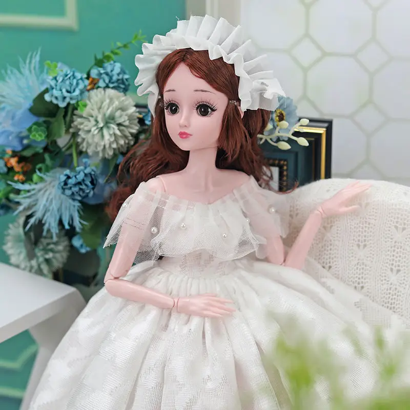 60cm Fashion Dolls Lifelike Big Original Handmade Bjd 1/3 Doll Full Set 20 Jointed Dolls Girls Kids Toys Gift