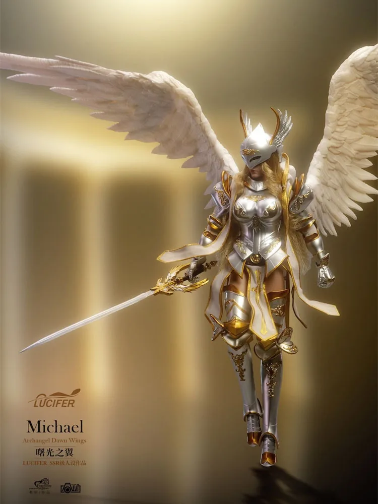 【2024 Q3】Lucifer LXF2311 1/12 Scale Collectible Female Soldier Dawn Wings Michael Full Set 6''  Action Figure Model Doll Toys