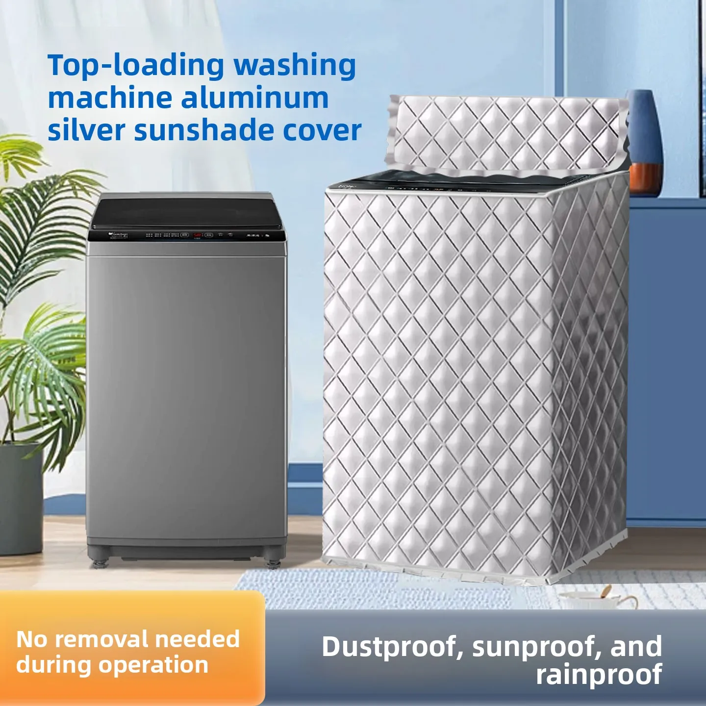 

Waterproof Sun-Protective Waing hine Cover Suitable for 0kg XQB00M8FM732Q8M Modern Simple Sle Dust Proof