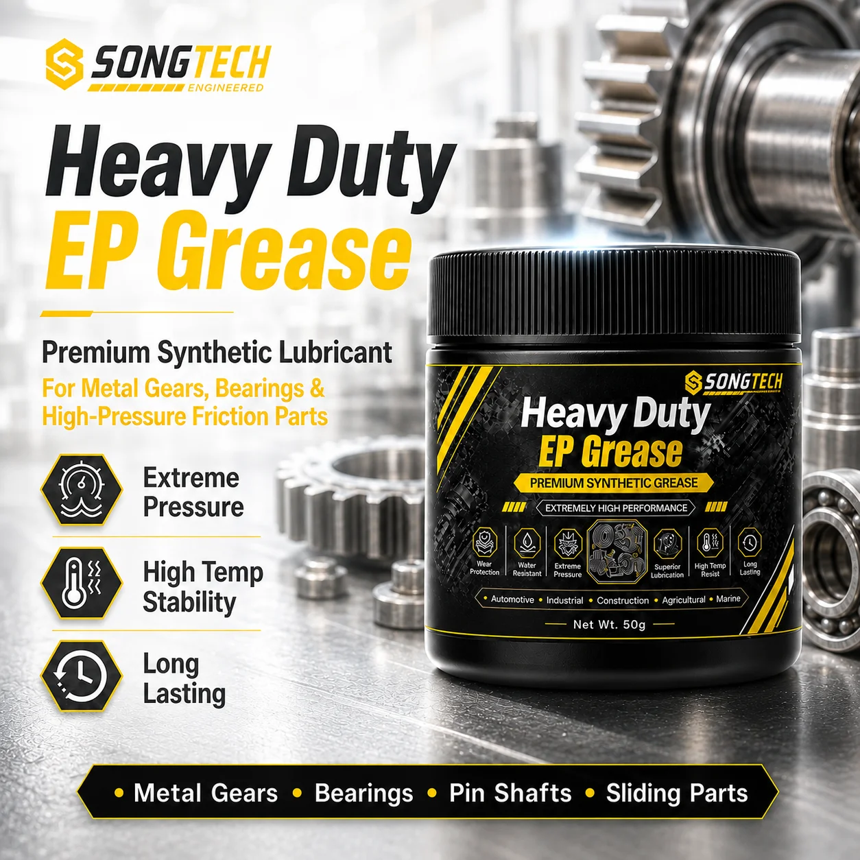 Grease For Heavy Equipment - Gemuk Sintetis Anti-Seize Tugas Berat untuk