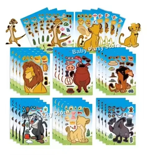 Lion King Birthday Party Decorations Cute Simba Tableware Tablecloth Paper Cups Plates Napkins for Birthday Baby Shower - view 5