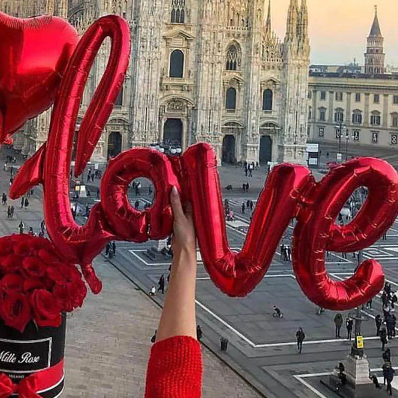 الحب رسالة احباط بالون أحمر الشفاه الأحمر الشفاه احباط بالون الذكرى الزفاف عيد الحب حفلة عيد ميلاد الديكور كرة الزفاف