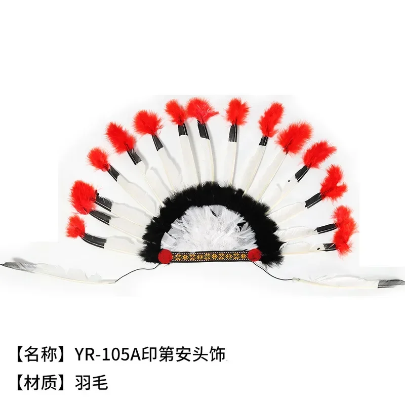 Indian Performance Women Costume Cosplay Halloween Adult Male Indigenous Primitive Savage Clothes MN9