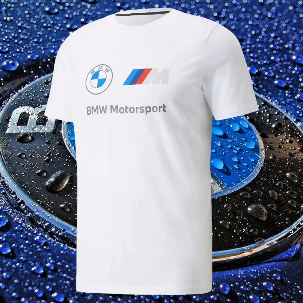 New BMW Motorcycle Racing Team Men's T-shirt Summer Short Sleeve Men Women T-Shirts 2025 New Casual Outdoor Sports Clothes Tops
