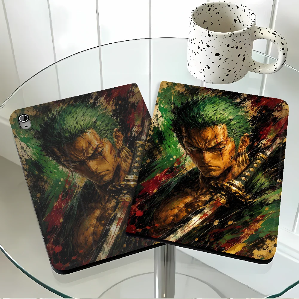 Case for Apple iPad 10th 7/8/9th Pro11 13 Air 11 13 M4 M3 M2 A16 2026 With Pencil Holder Air 4/5/6th Ones P-Pieces Luffys Zoros 4