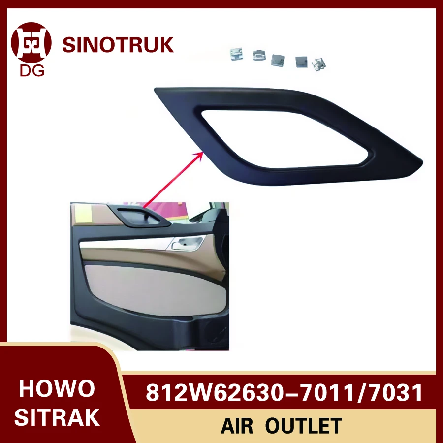 

812W62630-7011 812W62630-7031 Sinotruk HOWO TX T5G Door Handle Cover in Left Right Door
