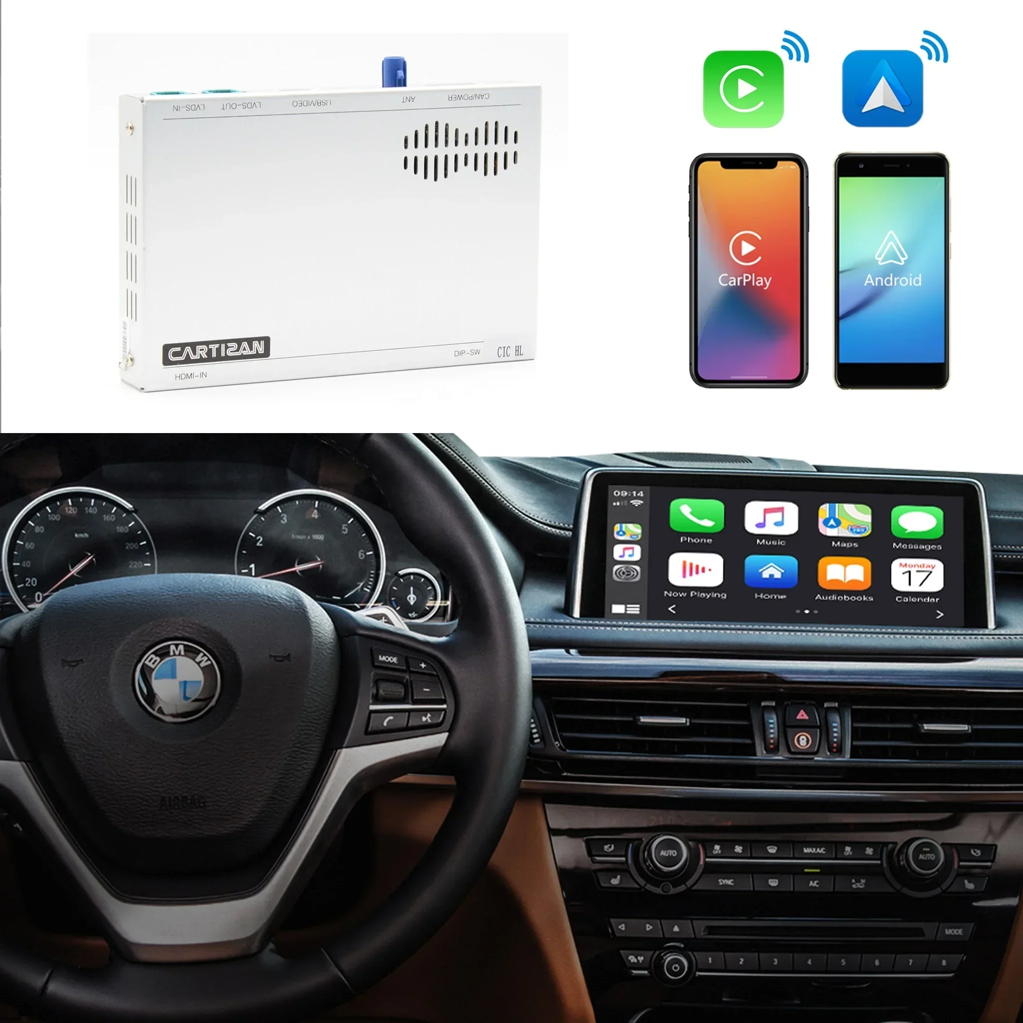 Multimedia carplay video interface Android Auto Carplay for Mercedes W205 A/B/C/GLA/GLC 260/300 NTG 4.5 4.7 5.0
