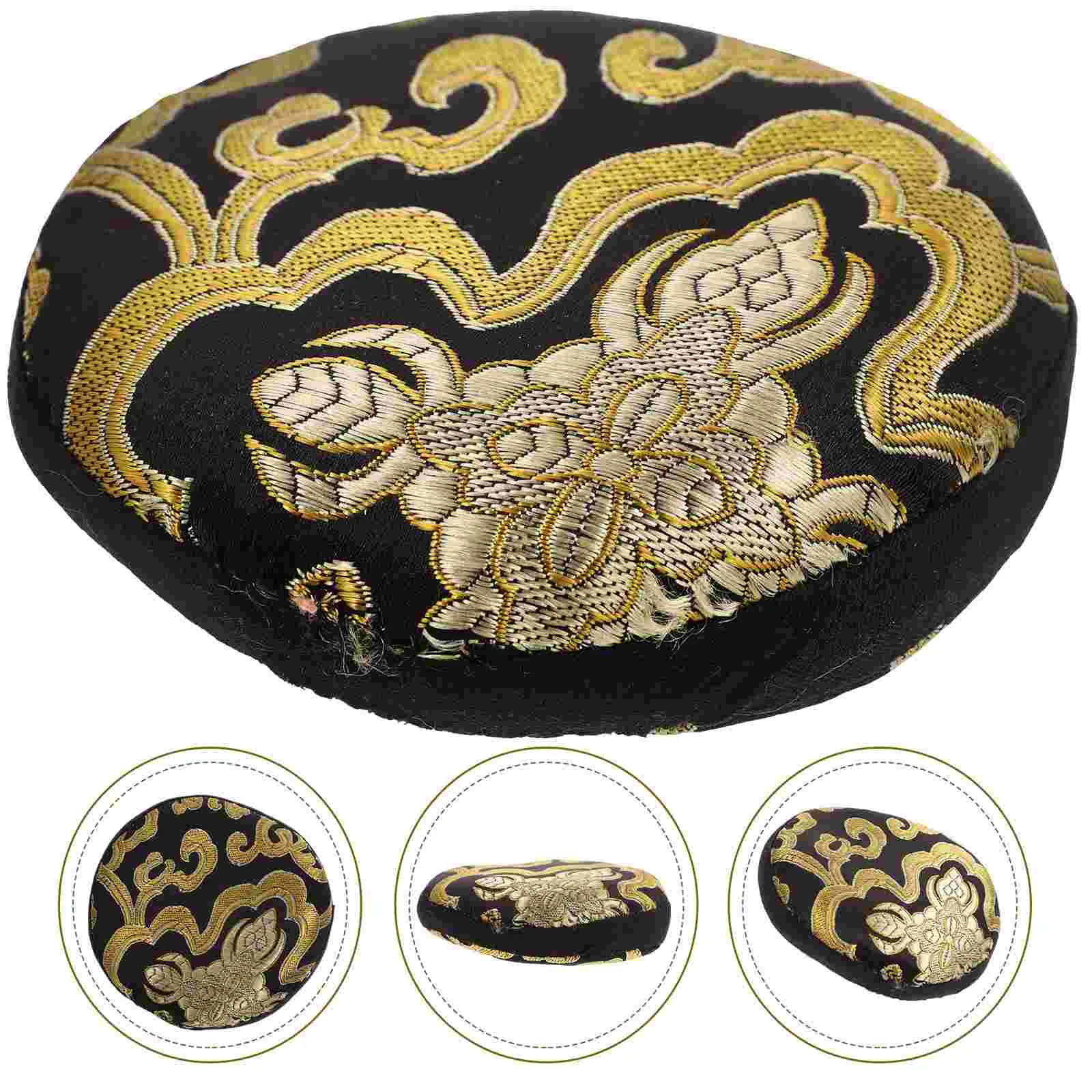 

Singing Bowl Mats Chakra Stones Wooden Fish Accessory Sound Craft Tibetan Holder