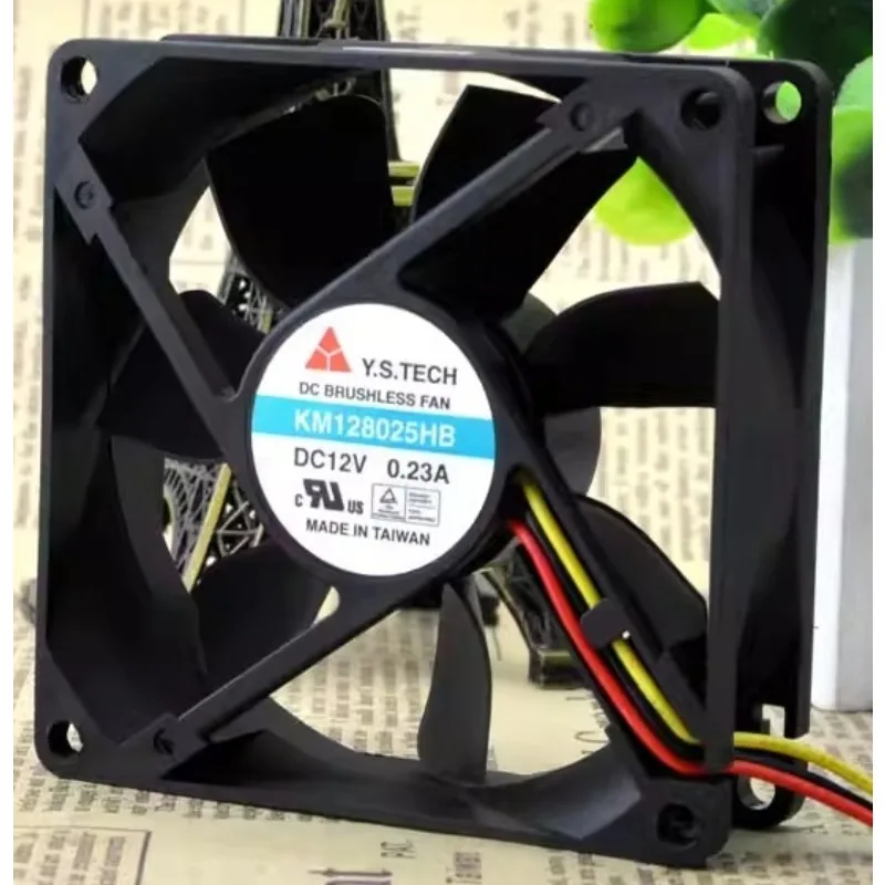 NEW Cooler Fan for Y. S.TECH KM128025HB 12V 0.23A 8025 Chassis Inverter Cooling Fan 80x80x25mm