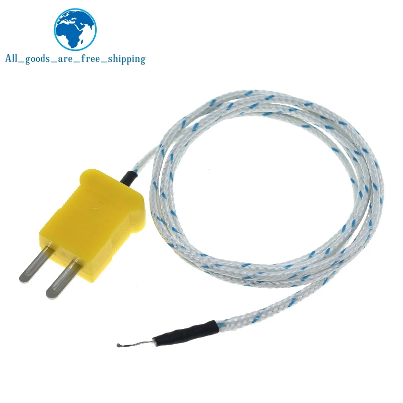 K type surface thermocouple temperature sensor 1m wire thermocouple probe -20~500C