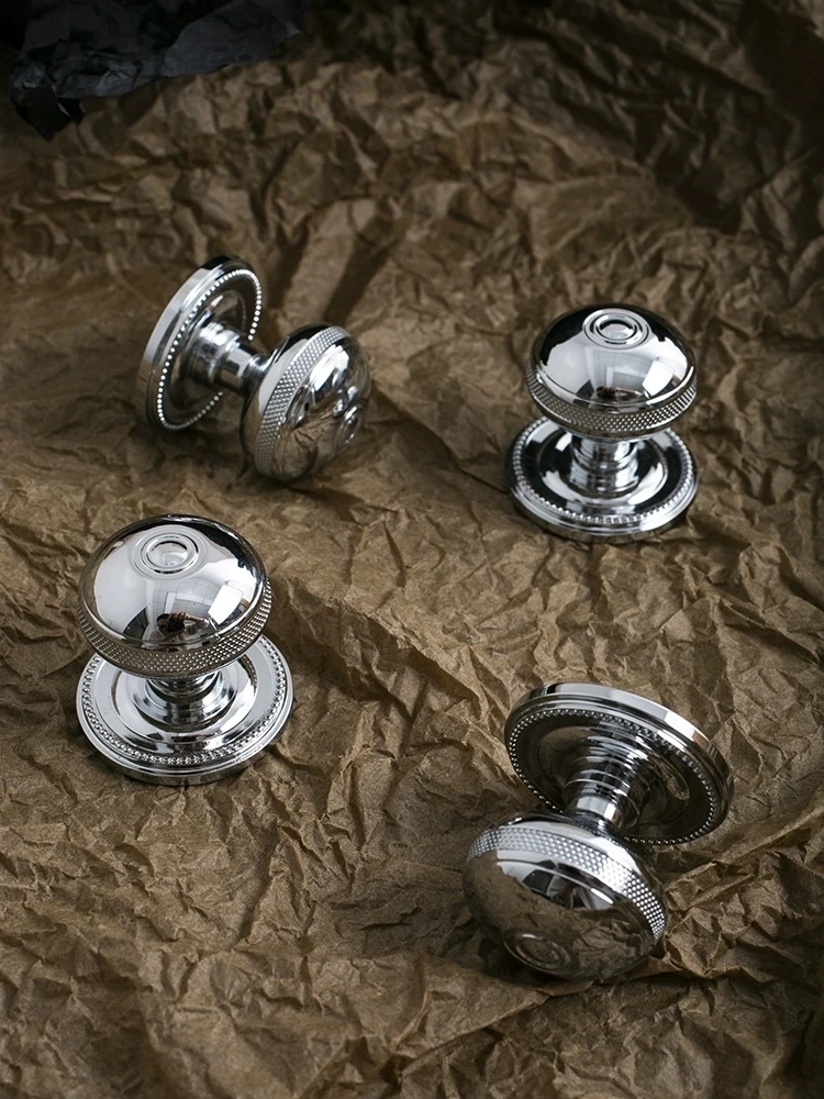 

Furniture Drawer Nightstand Golden/Silver Shiny Solid Brass wardrobe Door Knob Bedroom Shoe Cabinet Brass small Handles Knobs