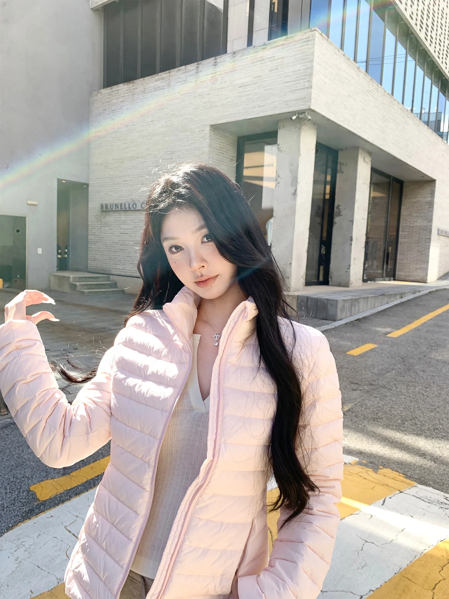 

x Stevens Women's Lightweight ort down Jaet White Du Feather Slim Fit Winter Coat Bread Sle Commute Faion