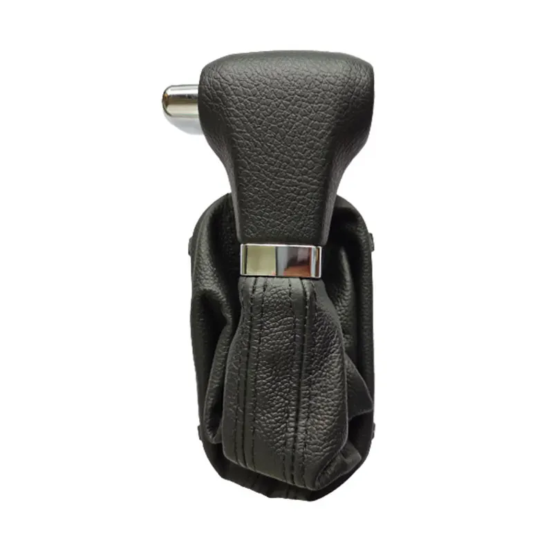 Automatic AT Car Shift Gear Knob Gaitor Leather Cover Shifter Lever Stick For Skoda VW Tiguan Touran Bora Passat