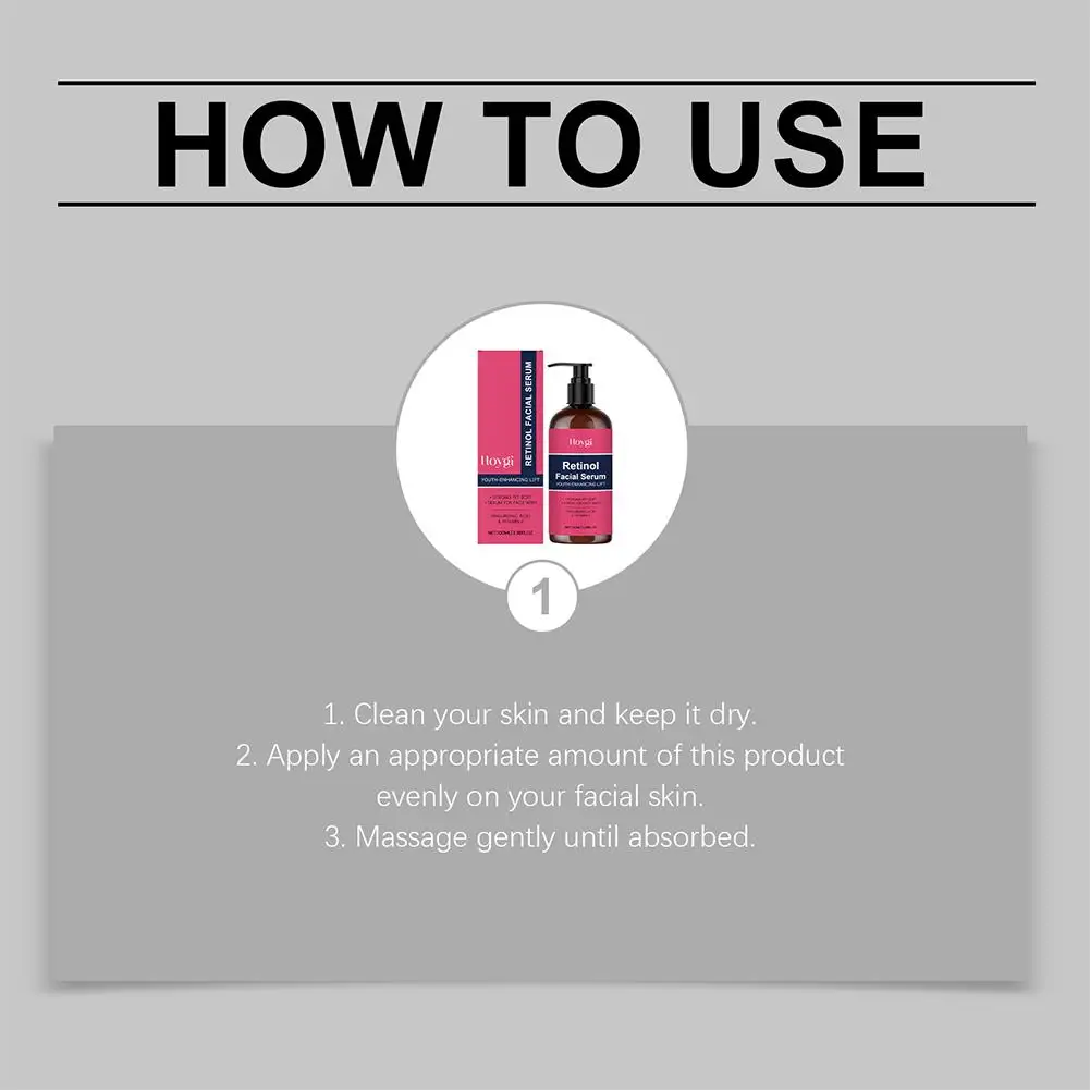 مصل هويجي ريتينول ترطيب عميق تحسين جوهر البشرة ترطيب ترطيب جوهر متعدد التأثير مرطب العناية بالبشرة #6