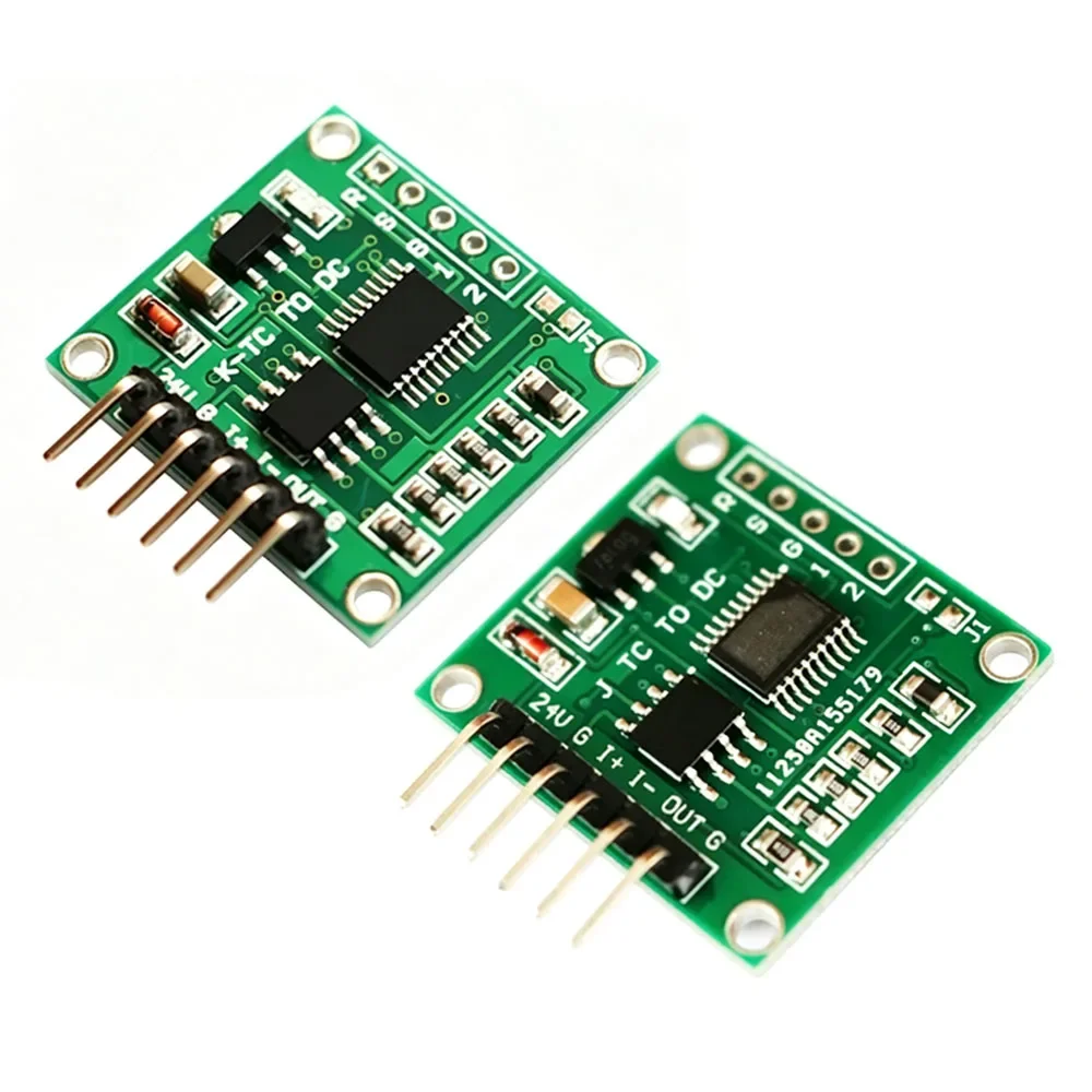 1pcs Thermocouple Temperature Transmitter Module K Type J Type to 0-5V 0-10V Linear Voltage Converter Signal Transmitter Board
