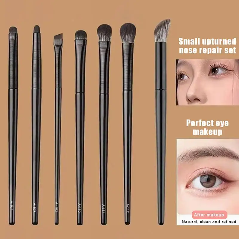 5/6/8/10Pcs Eyes Makeup Brushes Set Professional Soft Eyeliner Eyeshadow Contouring Brushes Beauty Makeup Tools