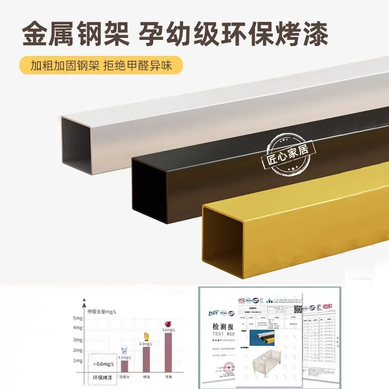 سرير مفرد للأطفال من الحديد المطاوع #3