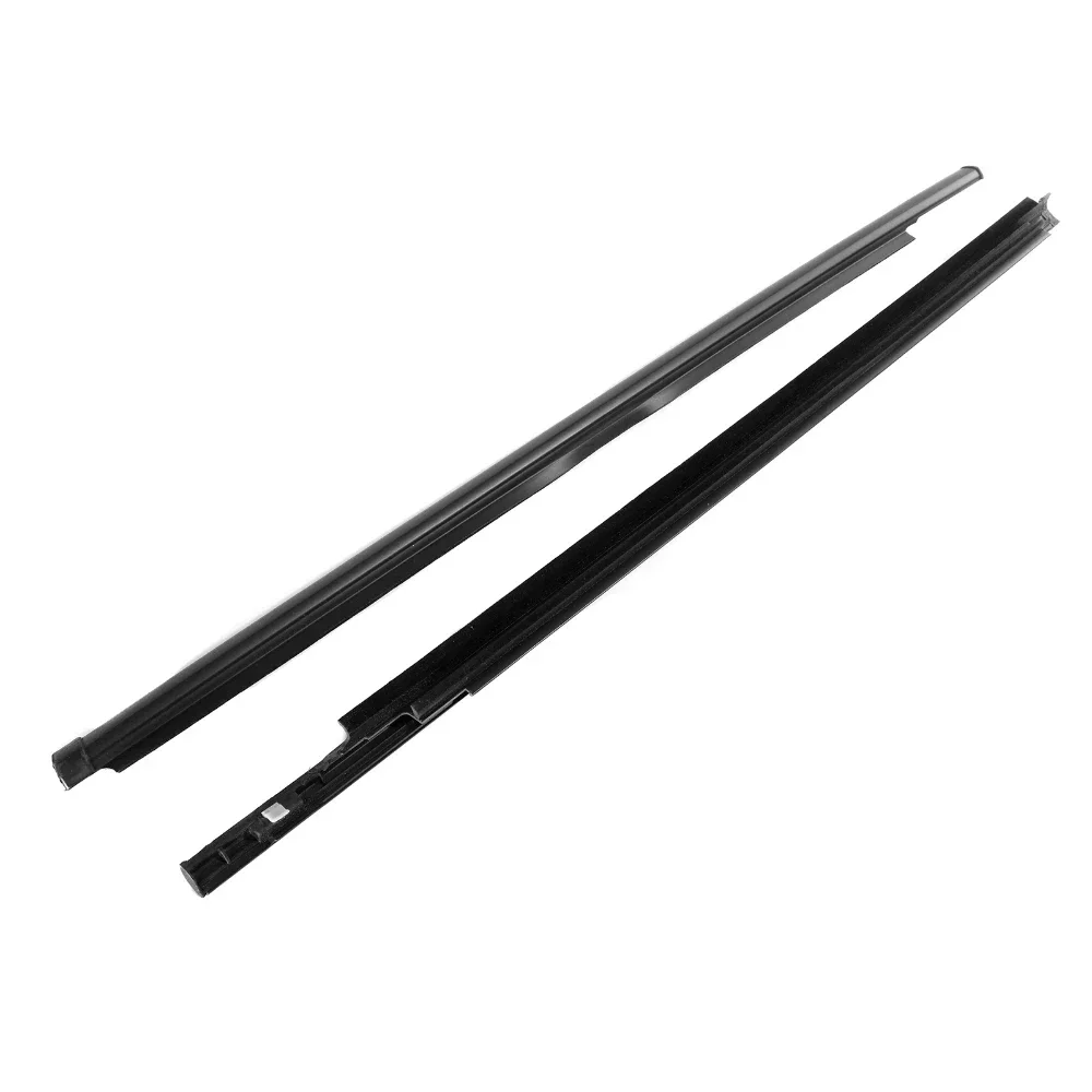 4Pcs Window Glass Weatherstrip for Toyota Yaris Sedan 2007-2016 Front Rear Rubber Sealing Strips Belt Trim (Not for Hatchback)