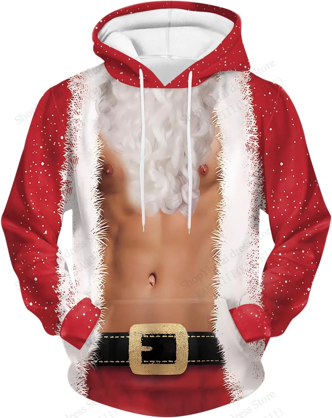 2026 新しいクリスマスサンタクロース 3d プリントパーカー男性女性ファッションクリスマスパーカースウェットシャツティーンズトラックスーツ男性服パーティー