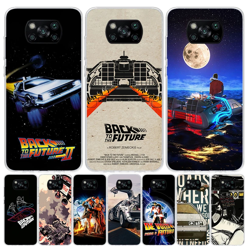 Back To The Future TV Phone Case For Xiaomi Poco X6 X5 X4 X3 Nfc F6 F5 Pro F4 Gt F3 F2 F1 M5S M4 M3 Art Customized Coque Capa