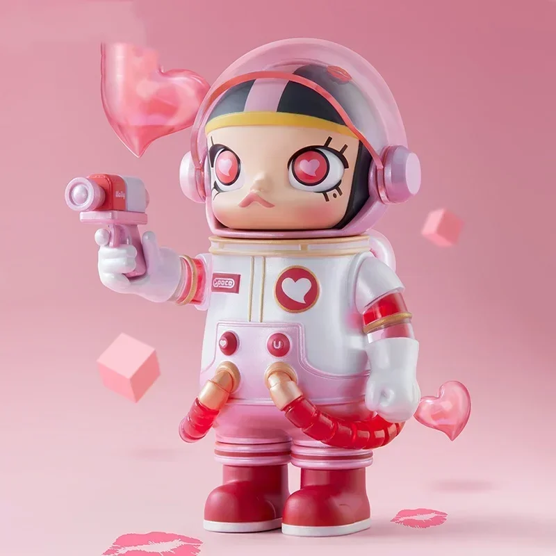 POP MART MEGA SPACE MOLLY SERIE 100% 02-B Scatola cieca originale Scatola misteriosa a sorpresa Cute Anime Action Figure Ornamenti Figurine