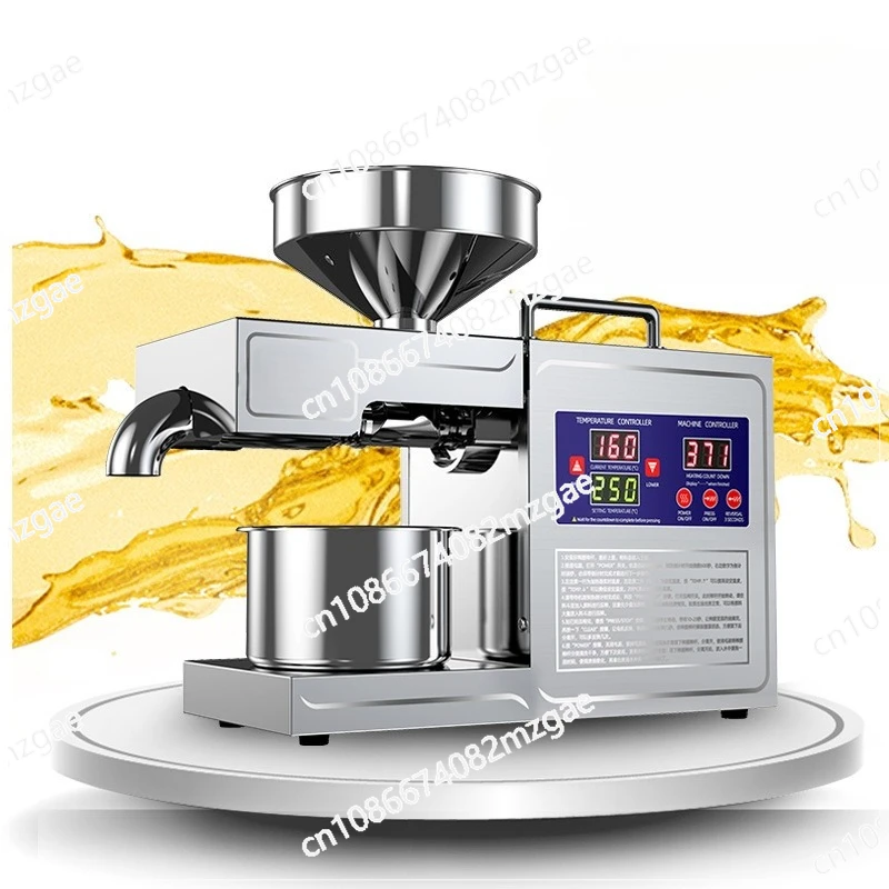 

B03S Oil Press Digital Temperature Control Intelligent Household Oil Press 304 Stainless Steel Household Small Oil Press