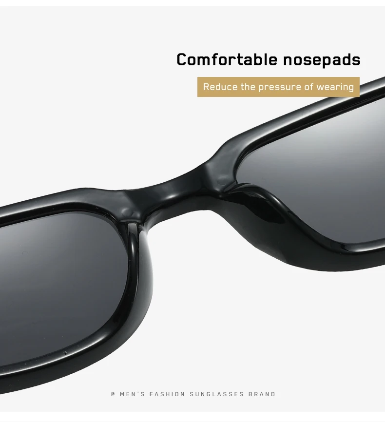 Damen Retro Vintage Bunte Kleine Quadratische Sonnenbrille mit Farbblockierung für Outdoor-Aktivitäten und Herren-Sonnenbrillen – Detail 6