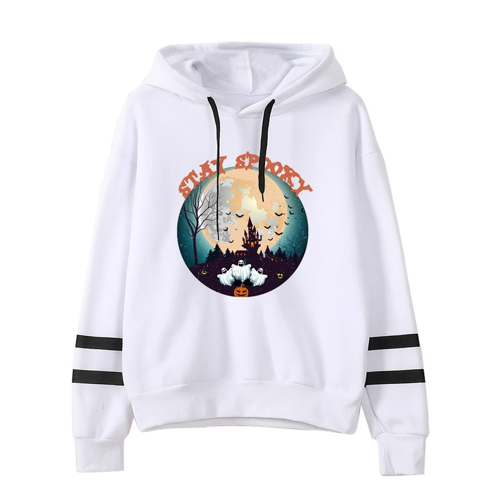 

Halloween Women Clothing Halloween Gift Stay Spooky Hoodies Harajuku Spooky Season Sweatshirt Trick Hoodie Casual