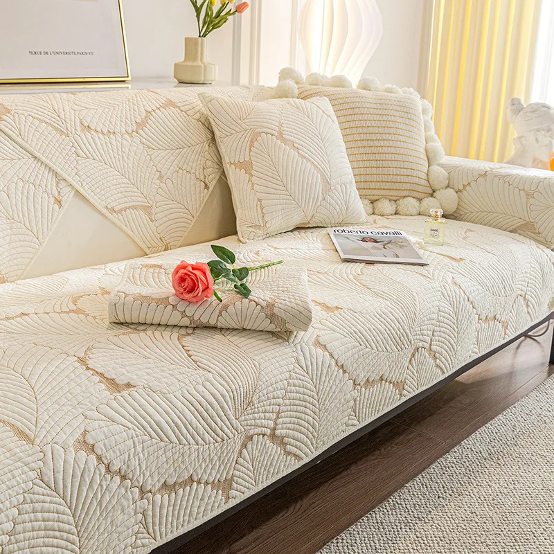 Nordic Simple Cotton Sofa Cushion Four Seasons Universal Non-Slip Cotton Cushion Sofa Cover Cover Towel Cover Cloth Cushion