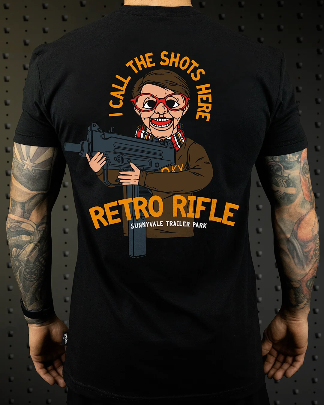 Retro Rifle - Men's T-Shirt - Retro Park Boys Tee Graphic Printing High-end Luxury Unisex Style Both of Men and Women